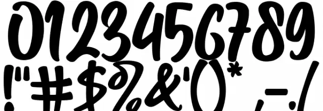 Night Birds Font OTHER CHARS