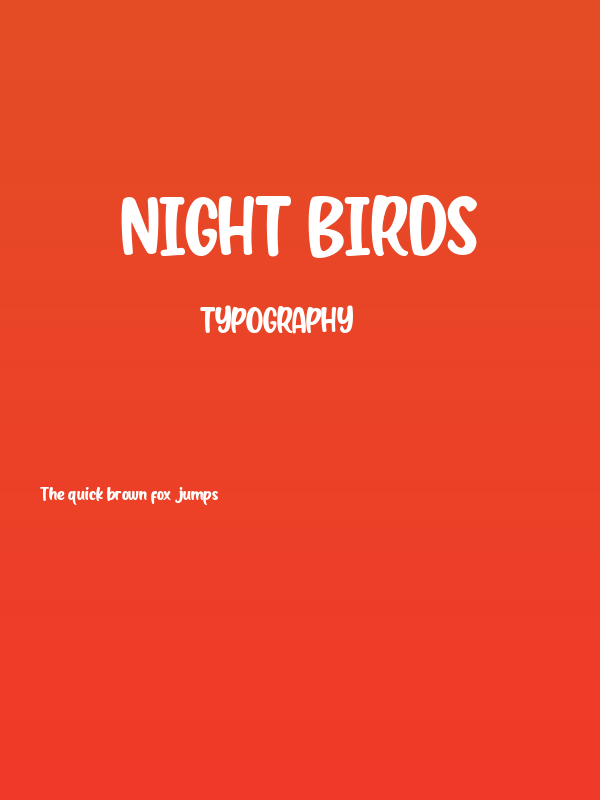 Night Birds Poster