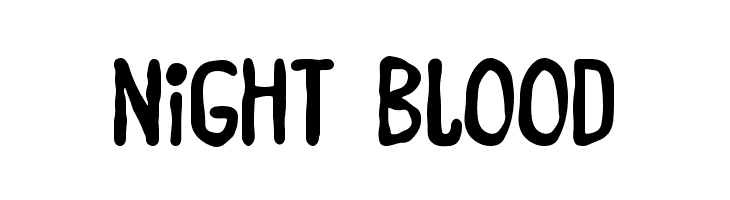 Night Blood  font caratteri gratis
