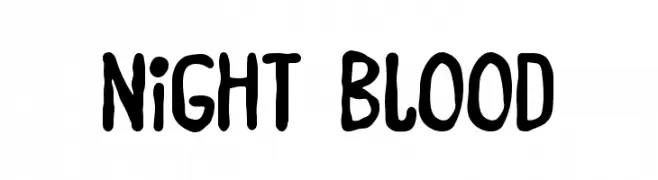 Night Blood  Frei Schriftart Herunterladen