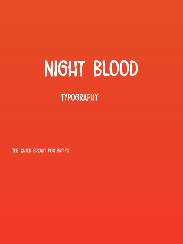 Night Blood Poster