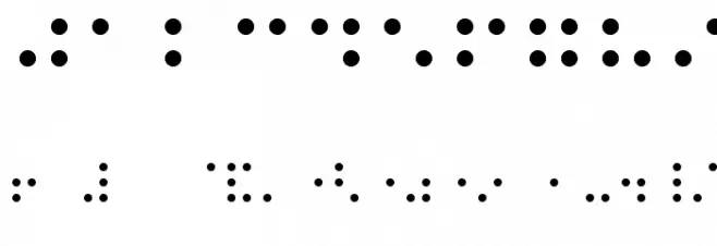 Night Braille Font OTHER CHARS