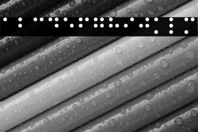 Night Braille Font examples