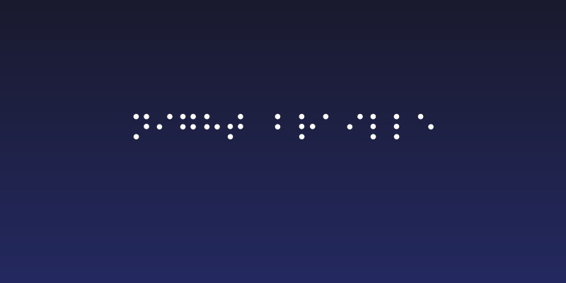 Night Braille Social Header