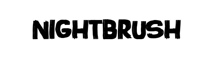 Night Brush  font caratteri gratis