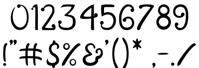 Night Christmas 字体 其它煤焦