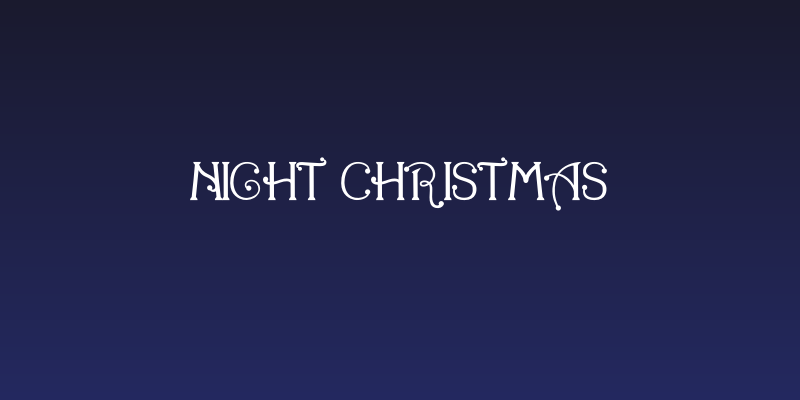 Night Christmas Social Header
