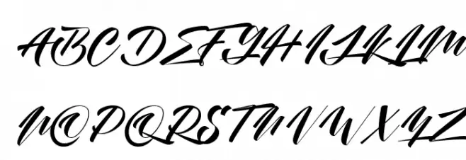 Night City Regular Schriftart Groß