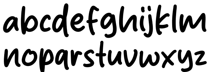 Night Clash फ़ॉन्ट लोअरकेस