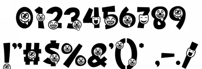 Night Clown Funny Font OTHER CHARS
