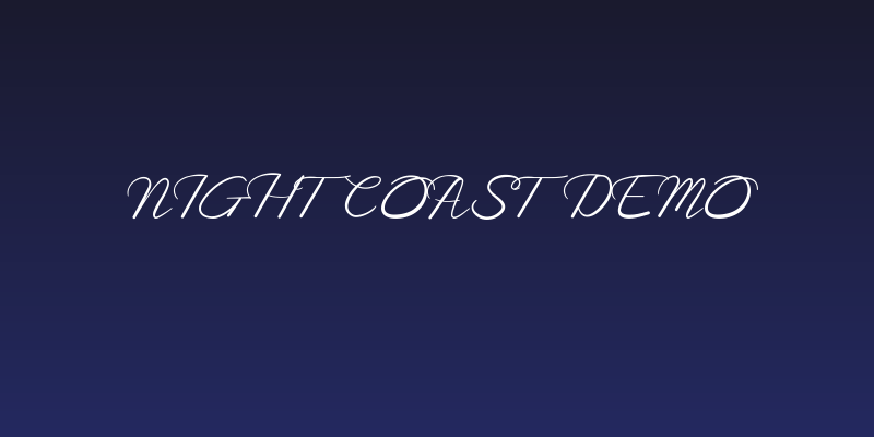 Night Coast Demo Social Header