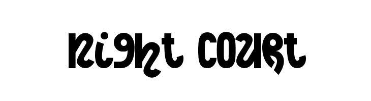 Night Court  Fuentes Gratis Descargar