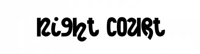 Night Court  les polices de caractères gratuit tlcharger