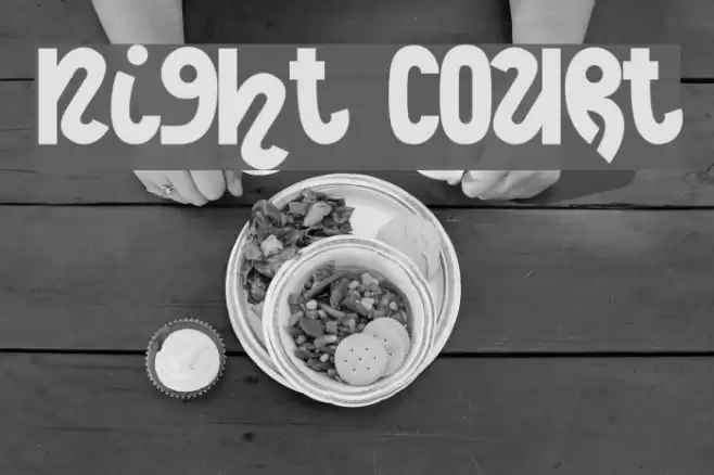 Night Court Font examples