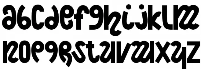 Night Court Caratteri MINUSCOLO