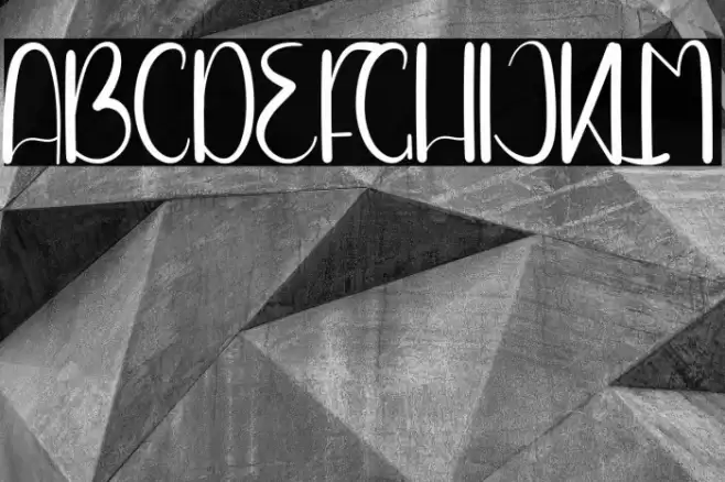 Night December フォント examples