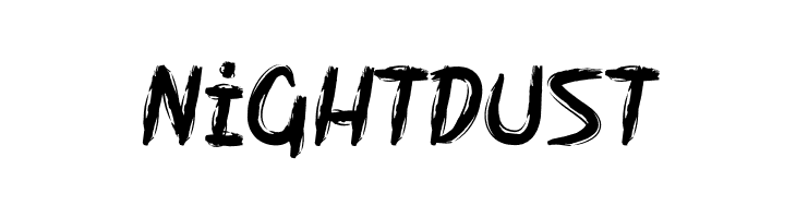 Night Dust  Frei Schriftart Herunterladen