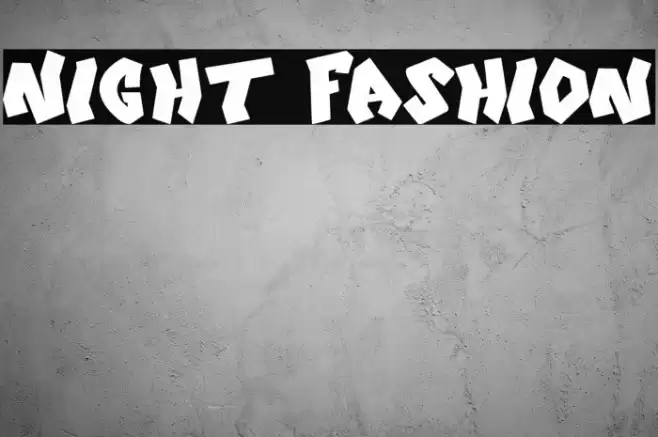 Night Fashion Font examples