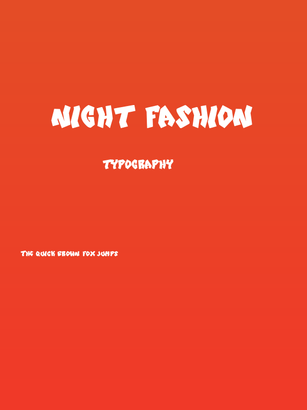 Night Fashion Poster