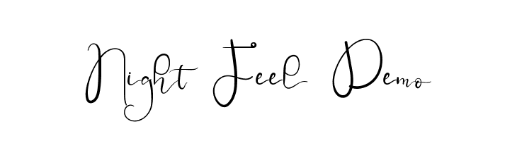Night Feel Demo  font caratteri gratis