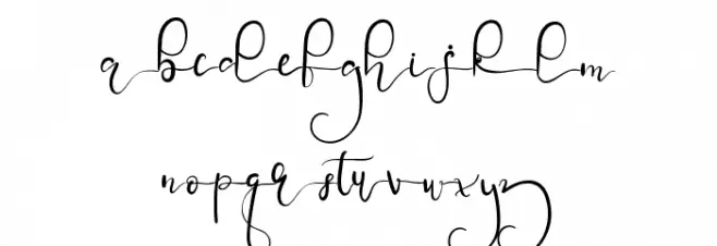 Night Feel Demo 字体 小写