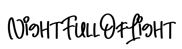 Night Full Of Light  font caratteri gratis