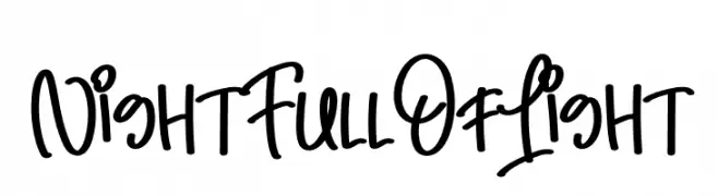 Night Full Of Light  Fuentes Gratis Descargar