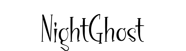 Night Ghost  Descarca Fonturi Gratis
