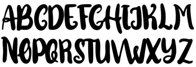 Night Halloween-Personal Use Regular Schriftart Groß
