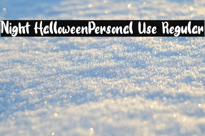 Night Halloween-Personal Use Regular Example 3