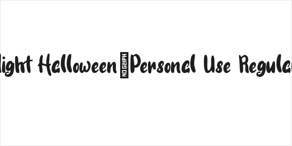 Night Halloween-Personal Use Regular Logo