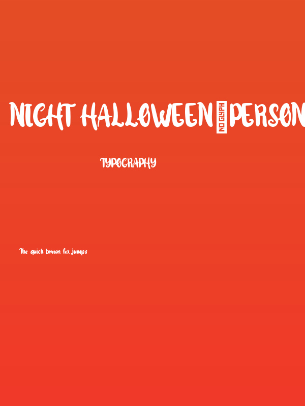 Night Halloween-Personal Use Regular Poster