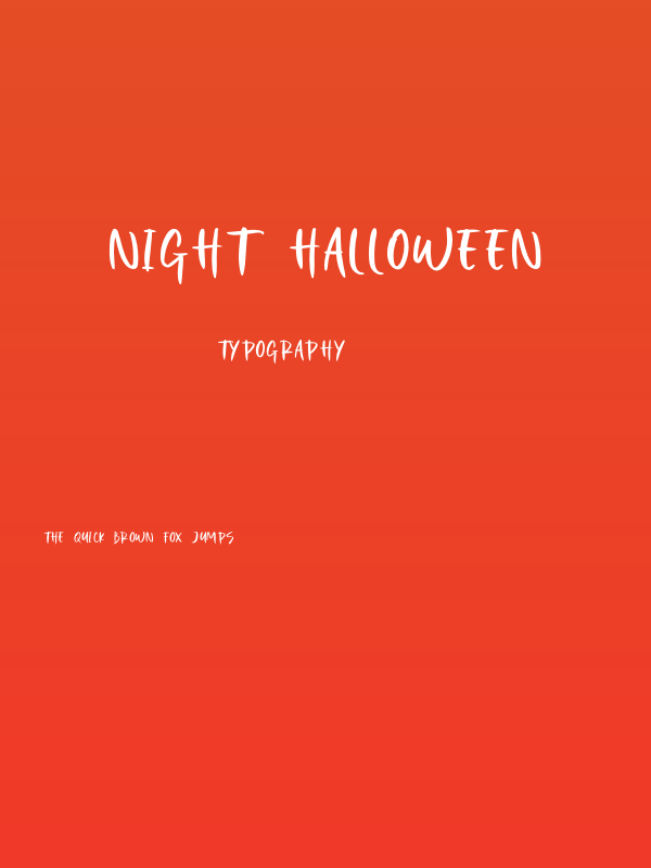 Night Halloween Poster