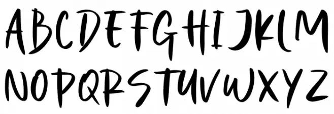 Night Halloween Schriftart Kleinbuchstaben
