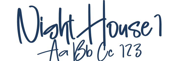 Night House1 Font Preview