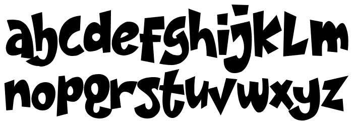 Night House Font LOWERCASE