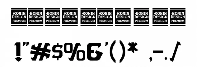 Night Hunt Demo Font OTHER CHARS