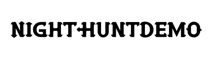 Night Hunt Demo  Descarca Fonturi Gratis