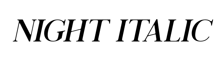 Night Italic  baixar fontes gratis