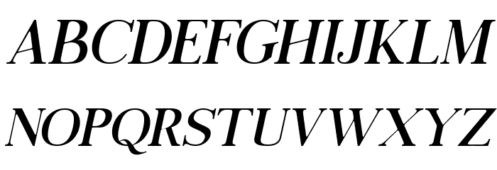 Night Italic Font LOWERCASE