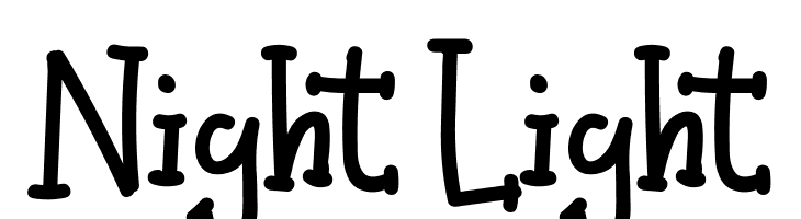 Night Light  Frei Schriftart Herunterladen