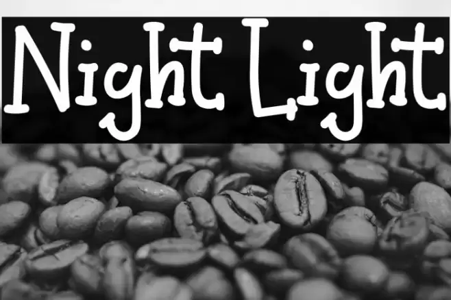 Night Light Font examples