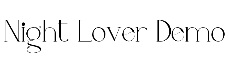 Night Lover Demo  font caratteri gratis