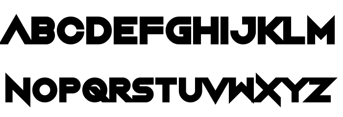 Night Machine フォント 小文字