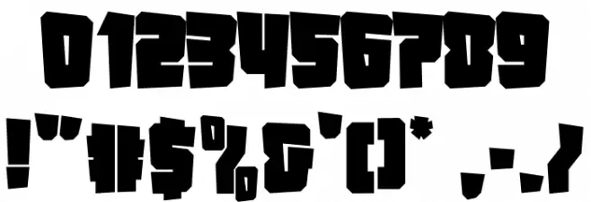 Night Mare Font OTHER CHARS