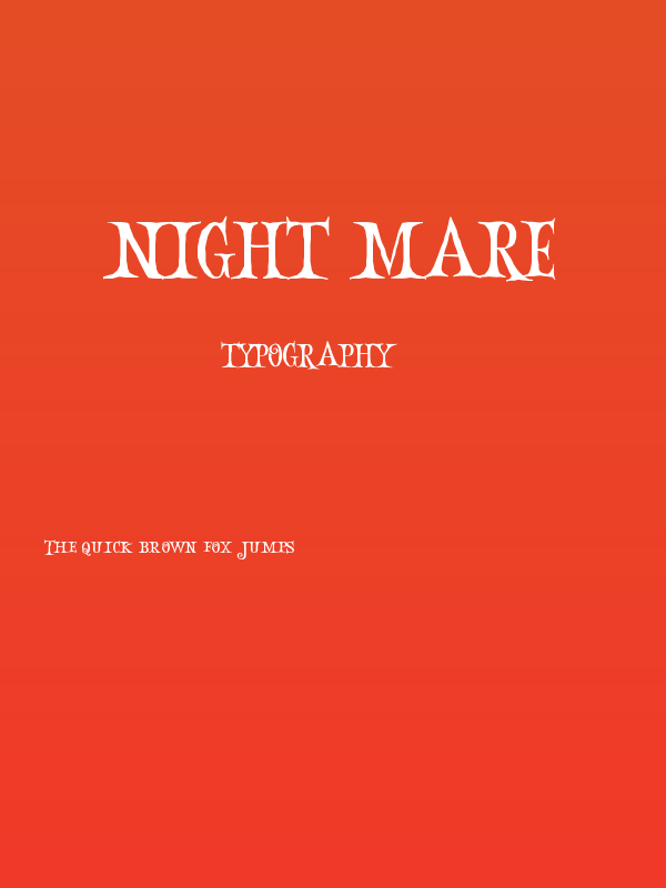 Night Mare Poster