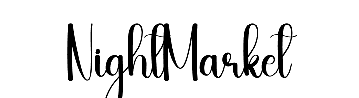 Night Market  font caratteri gratis