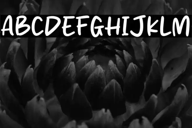 Night Morning Font examples