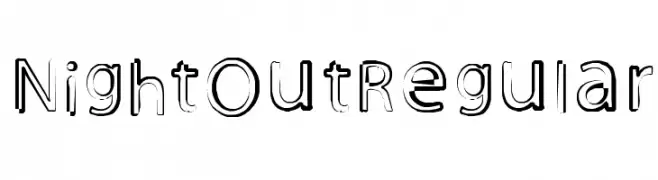 Night Out Regular  font caratteri gratis