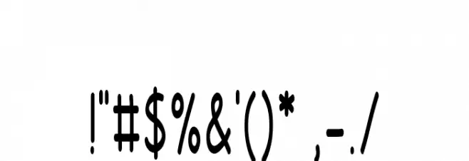 Night Owl Font OTHER CHARS